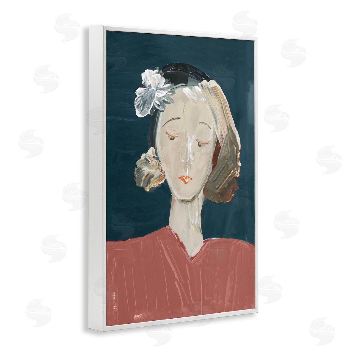 casa cartissi Vintage Female Portrait Canvas Wall Art Print