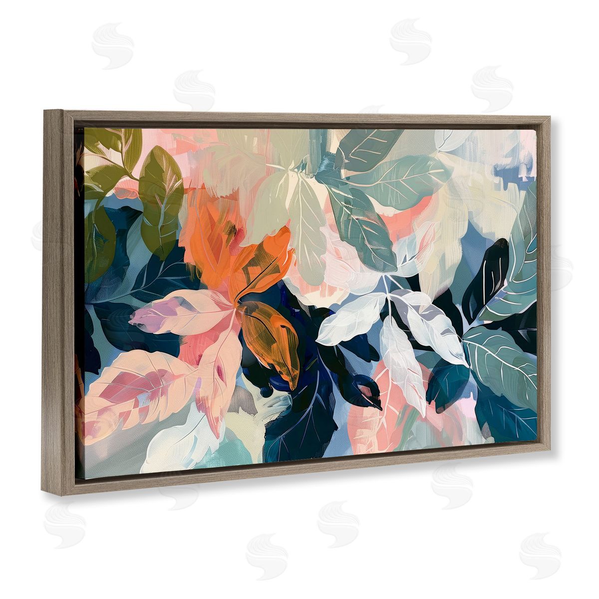 Elara Yasna Tropical Oasis Dream Canvas Wall Art Print