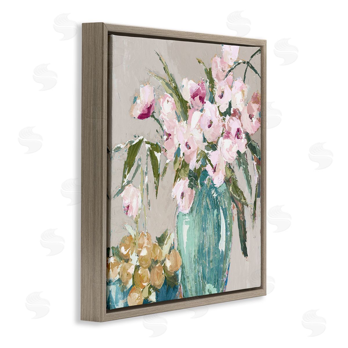 Susan Pepe Fruit And Flowers Arrangement Canvas Wall Art Print
