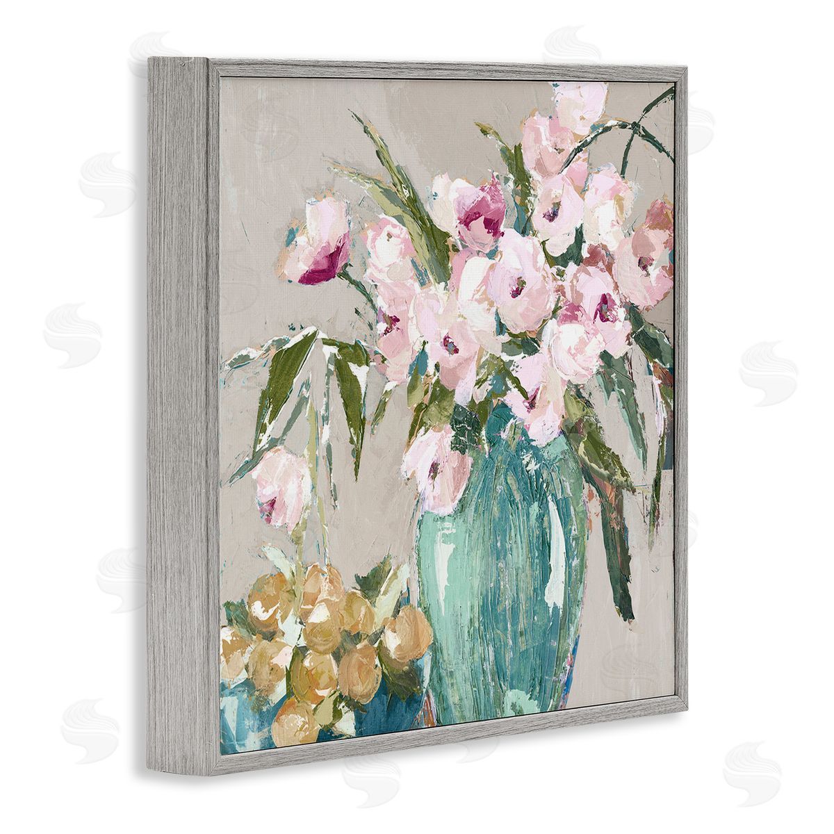 Susan Pepe Fruit And Flowers Arrangement Canvas Wall Art Print