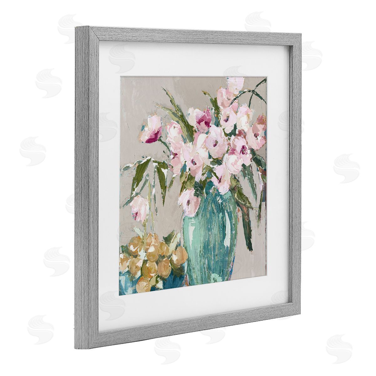 Susan Pepe Fruit And Flowers Arrangement Canvas Wall Art Print