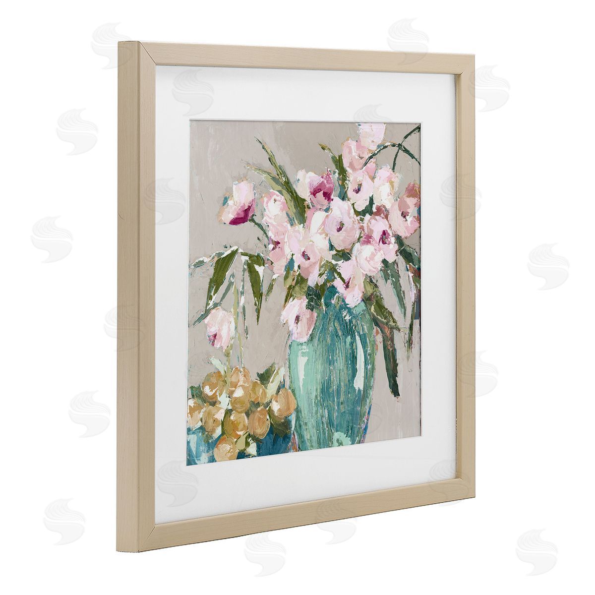 Susan Pepe Fruit And Flowers Arrangement Canvas Wall Art Print