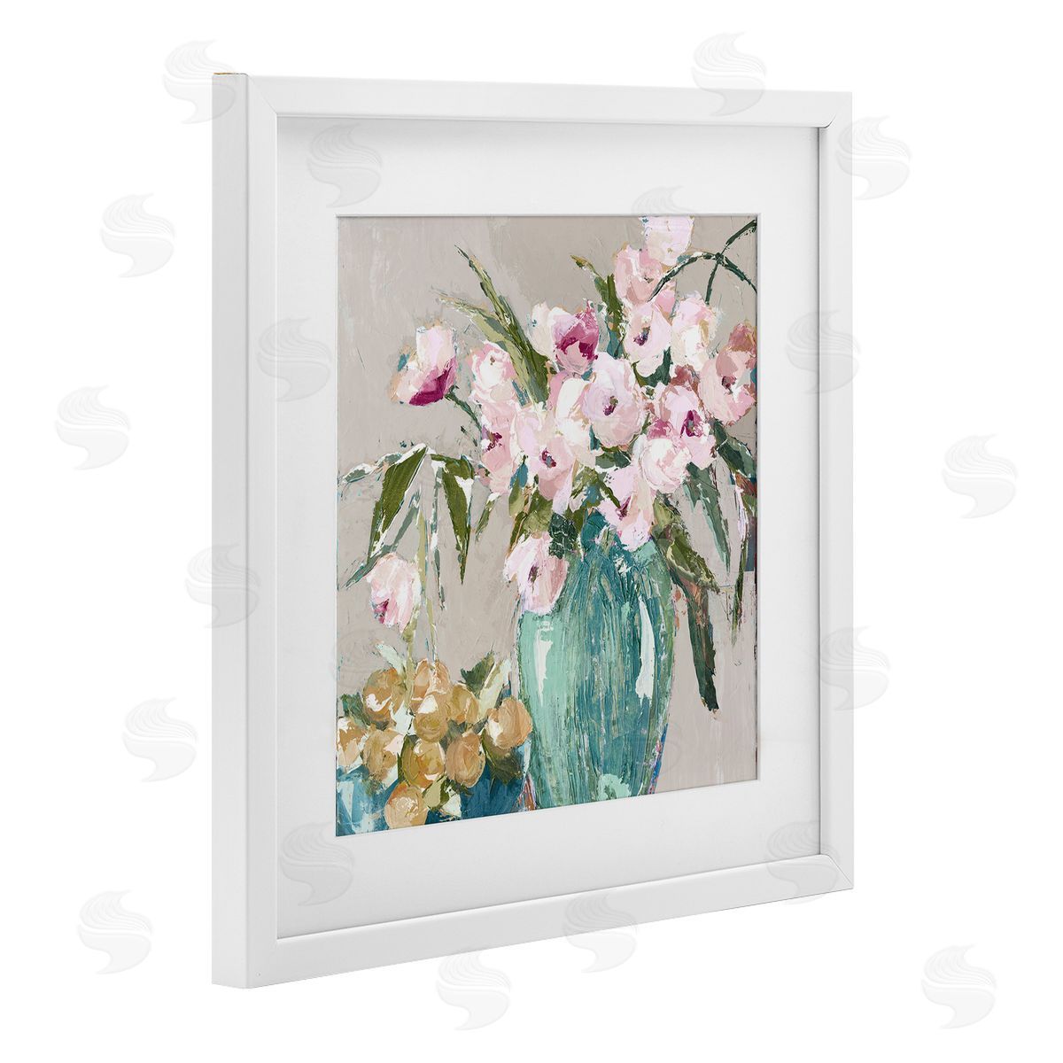 Susan Pepe Fruit And Flowers Arrangement Canvas Wall Art Print