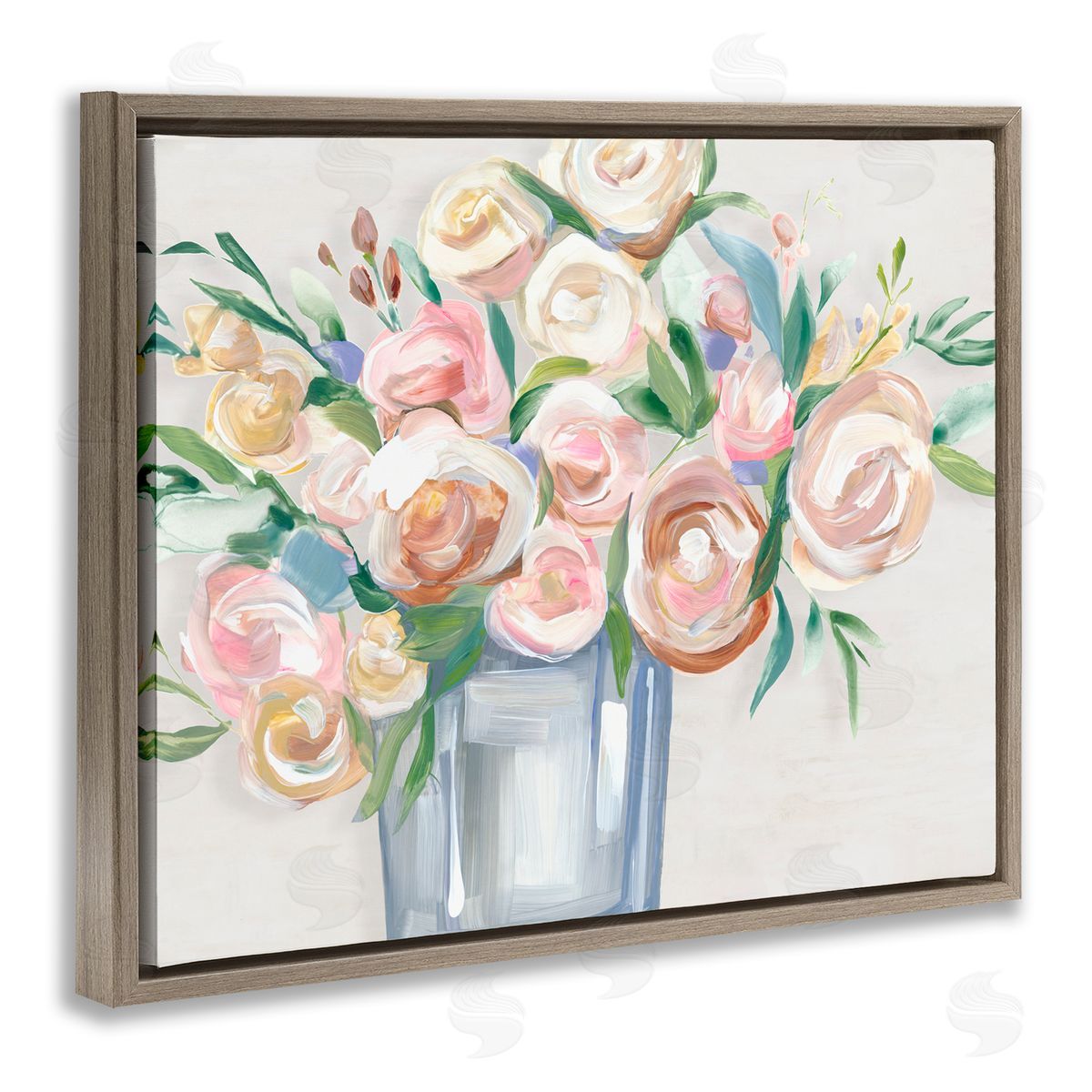 Hannah Dawson Blissful Blooms in Vase Canvas Wall Art Print