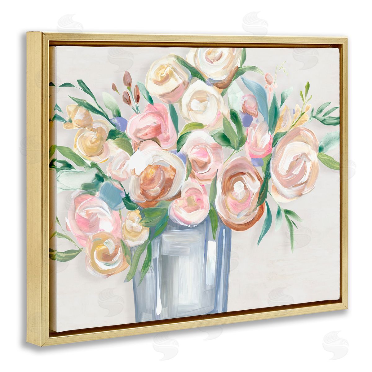 Hannah Dawson Blissful Blooms in Vase Canvas Wall Art Print