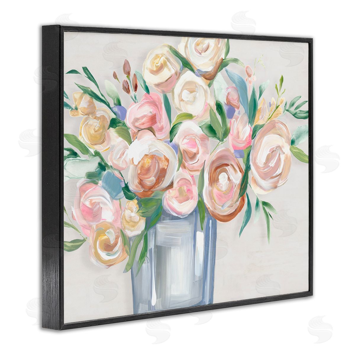 Hannah Dawson Blissful Blooms in Vase Canvas Wall Art Print