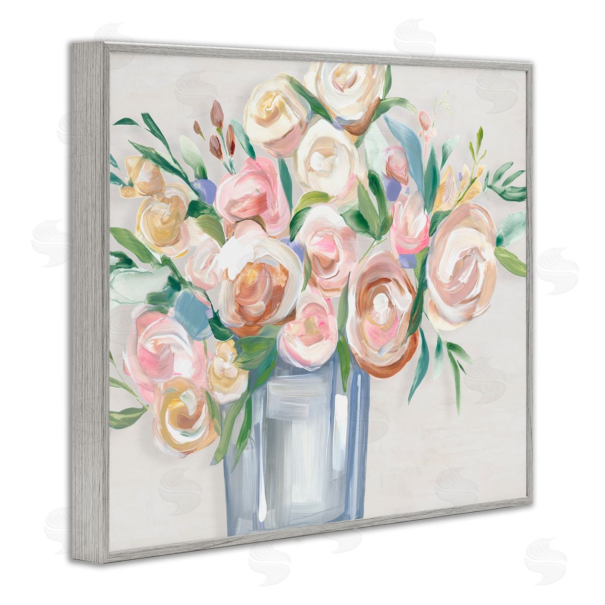 Hannah Dawson Blissful Blooms in Vase Canvas Wall Art Print