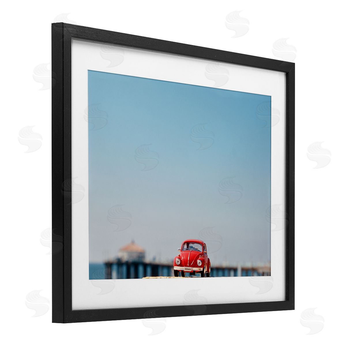 Ashley Singleton Red Vintage Car Adventure Canvas Wall Art Print