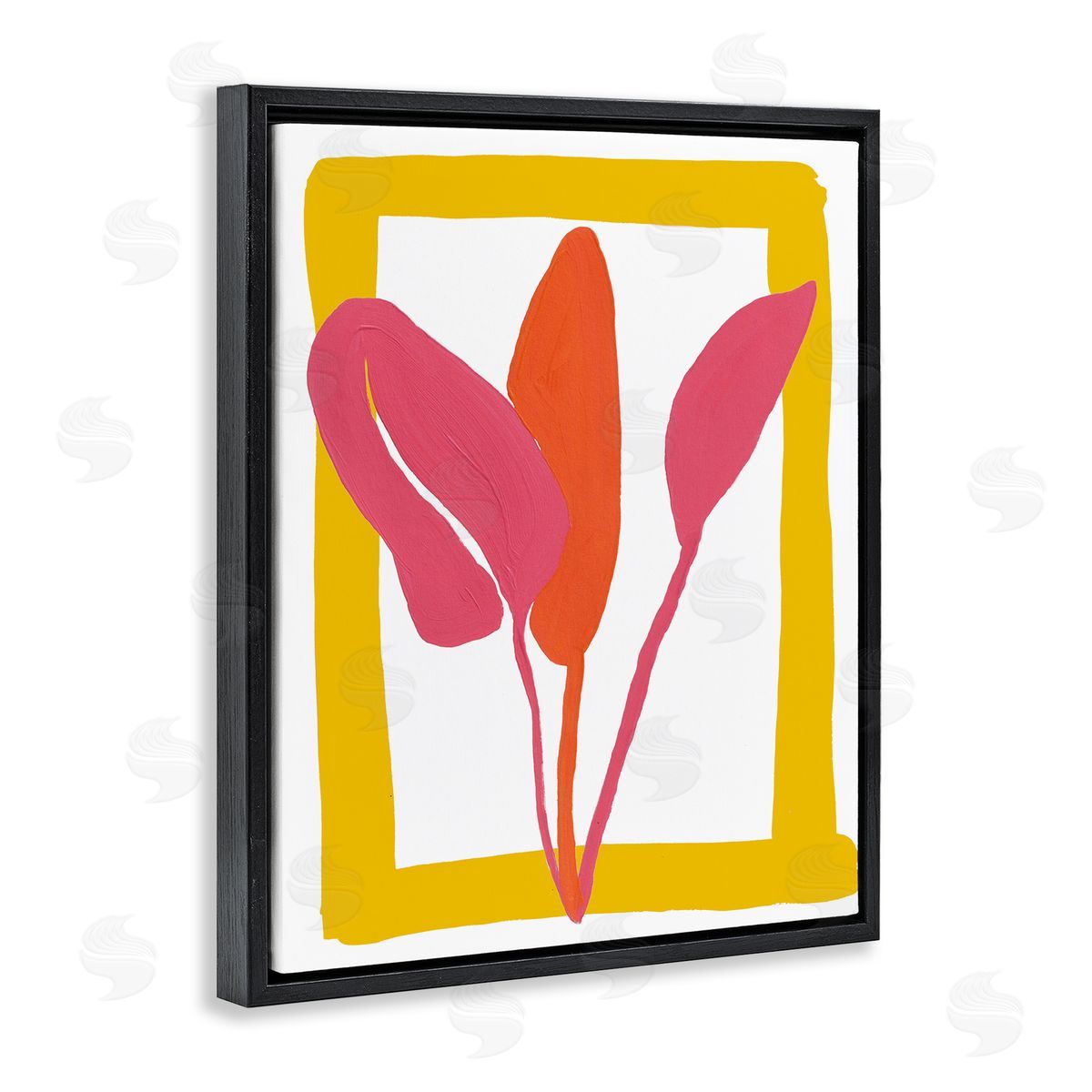 Bronwyn Baker New Oasis Warm Leaves Canvas Wall Art Print