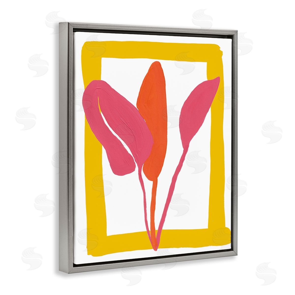 Bronwyn Baker New Oasis Warm Leaves Canvas Wall Art Print