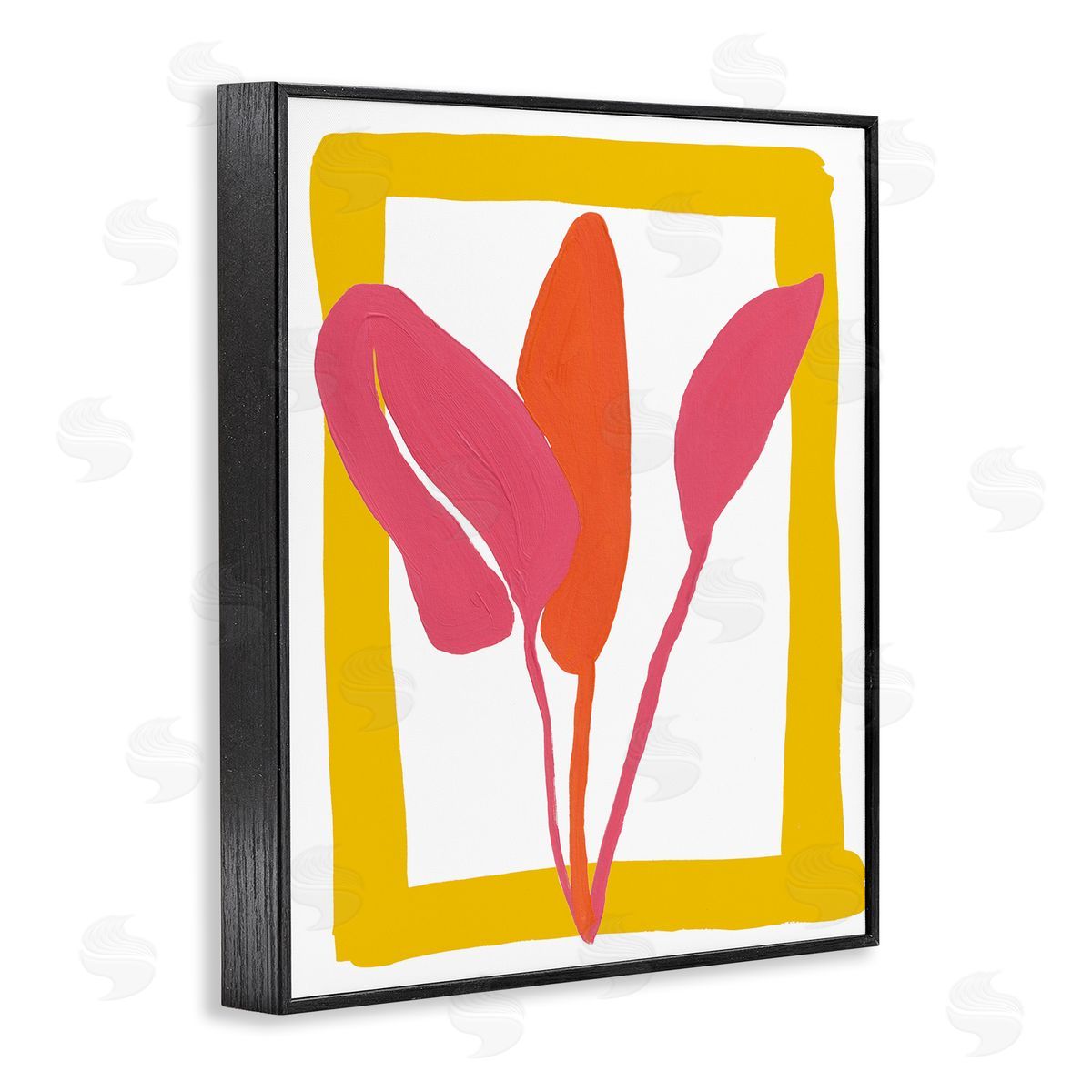 Bronwyn Baker New Oasis Warm Leaves Canvas Wall Art Print