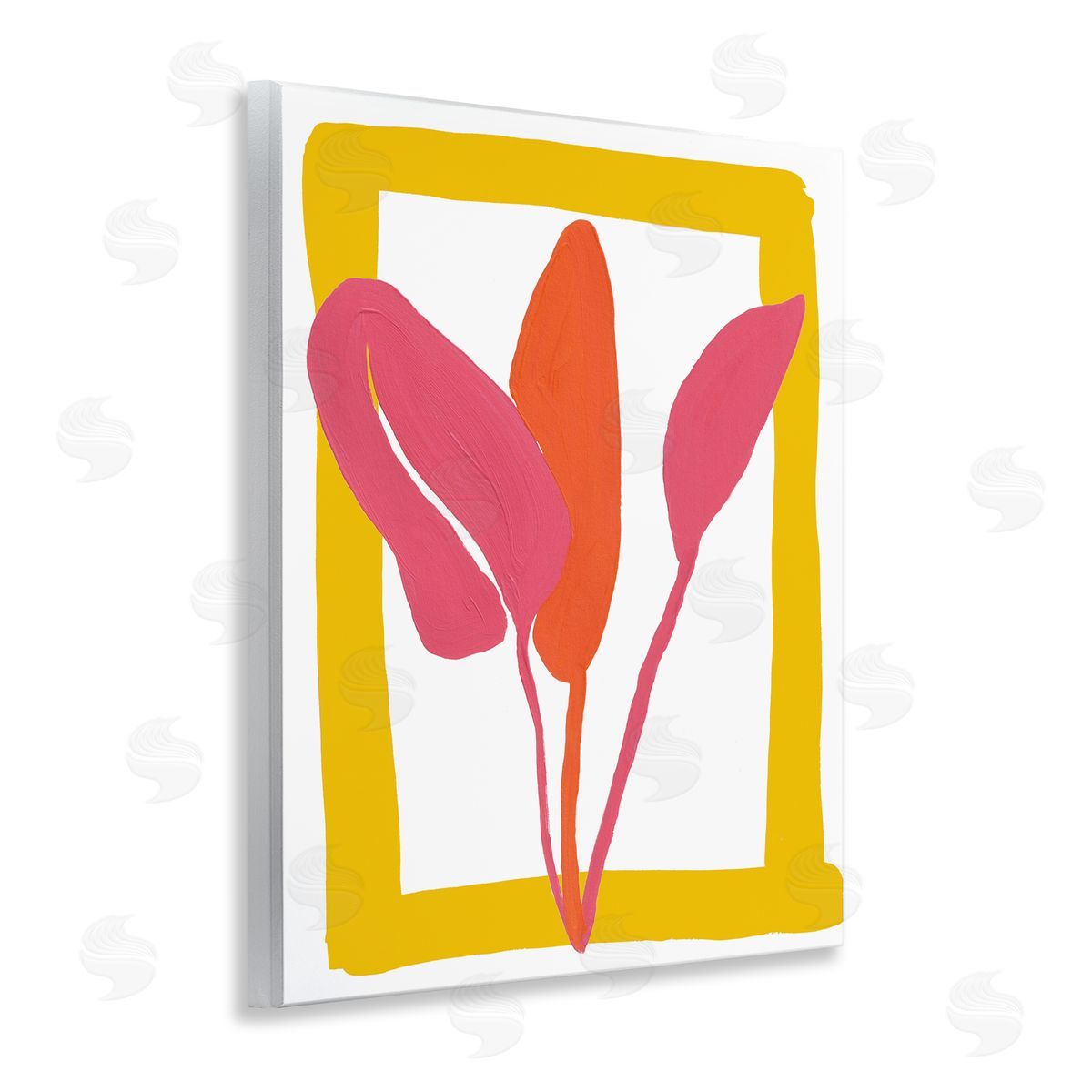 Bronwyn Baker New Oasis Warm Leaves Canvas Wall Art Print
