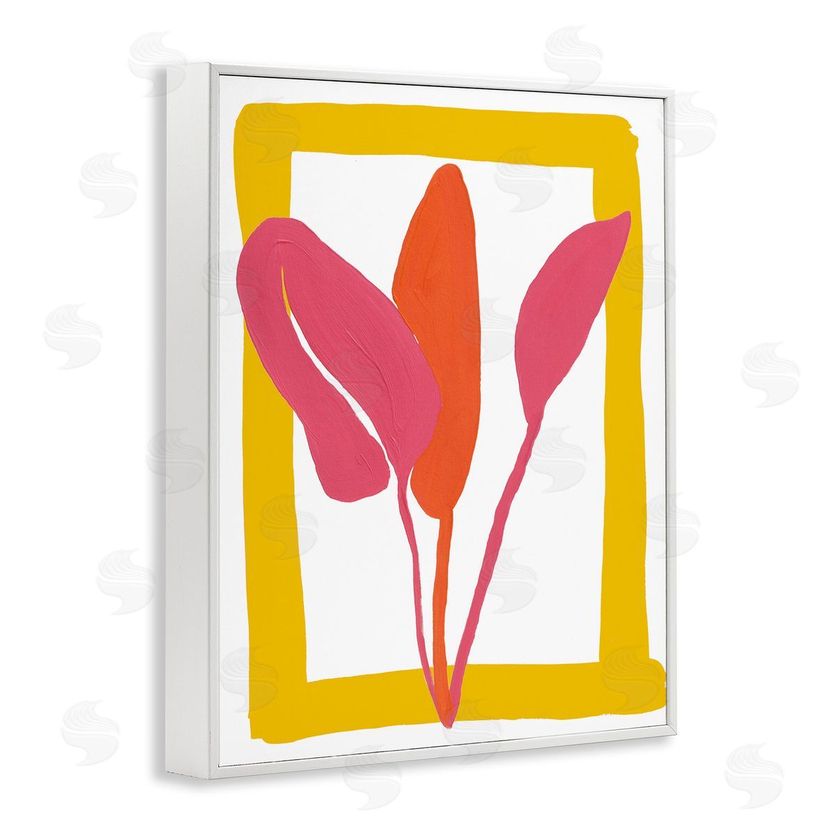 Bronwyn Baker New Oasis Warm Leaves Canvas Wall Art Print