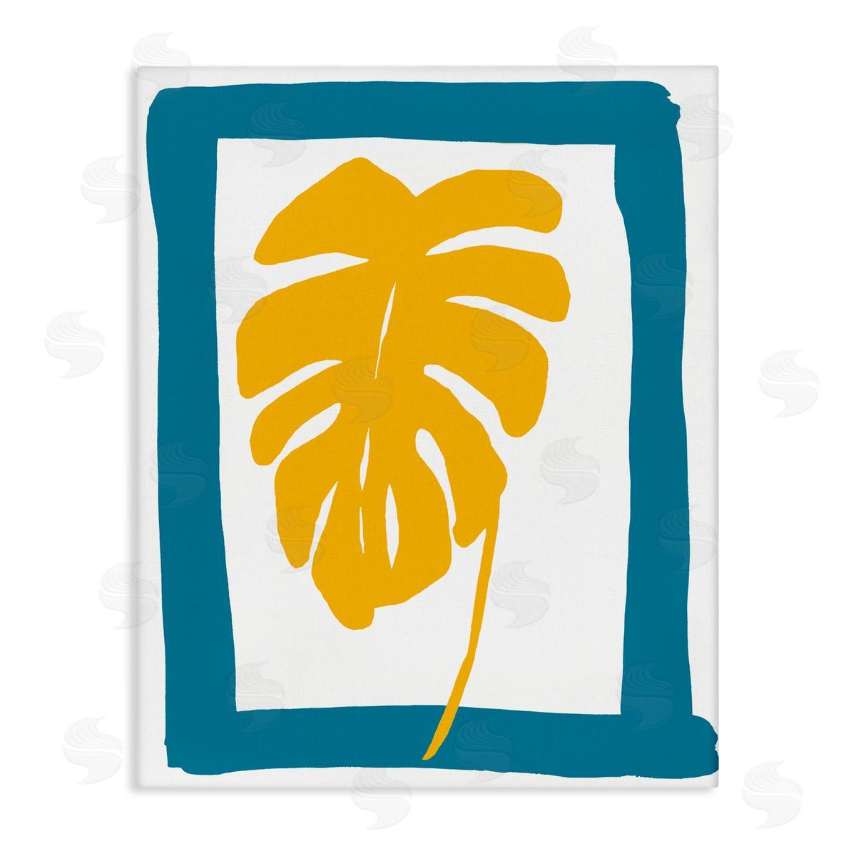 Bronwyn Baker New Oasis Monstera Leaf Canvas Wall Art Print