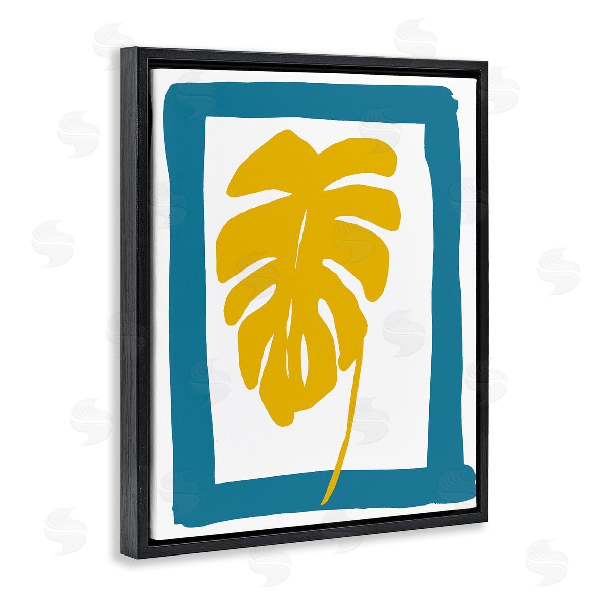 Bronwyn Baker New Oasis Monstera Leaf Canvas Wall Art Print