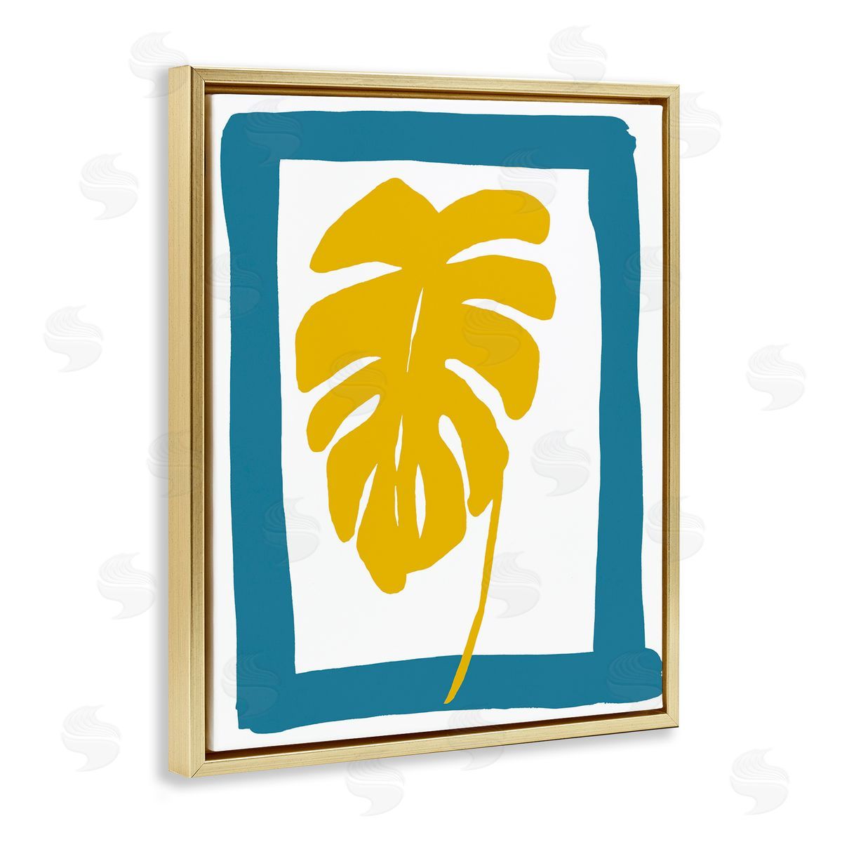 Bronwyn Baker New Oasis Monstera Leaf Canvas Wall Art Print