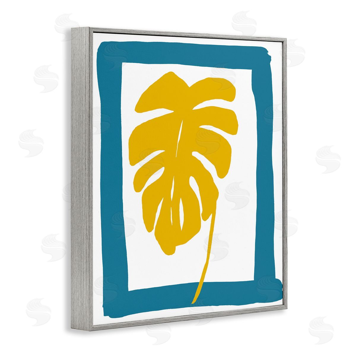 Bronwyn Baker New Oasis Monstera Leaf Canvas Wall Art Print