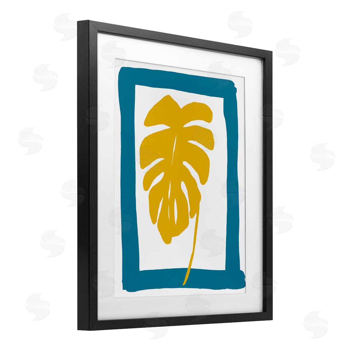 Bronwyn Baker New Oasis Monstera Leaf Canvas Wall Art Print
