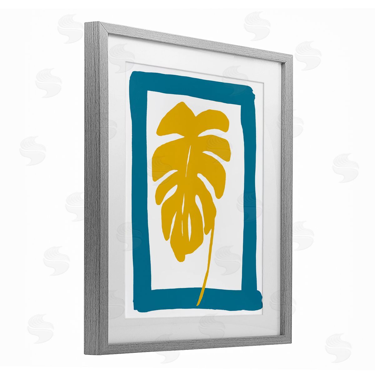 Bronwyn Baker New Oasis Monstera Leaf Canvas Wall Art Print