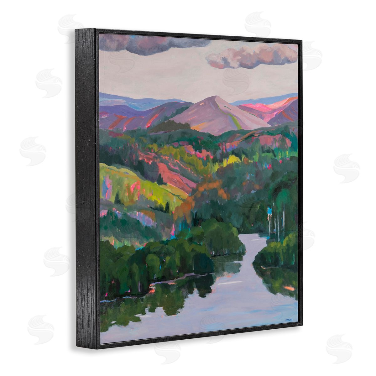 Jenny Wantuch Park City Mountains Canvas Wall Art Print