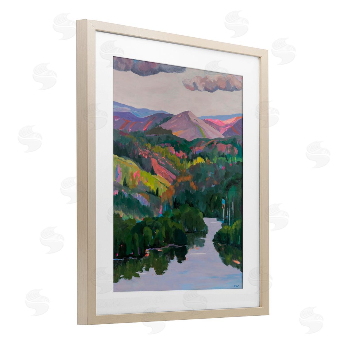 Jenny Wantuch Park City Mountains Canvas Wall Art Print