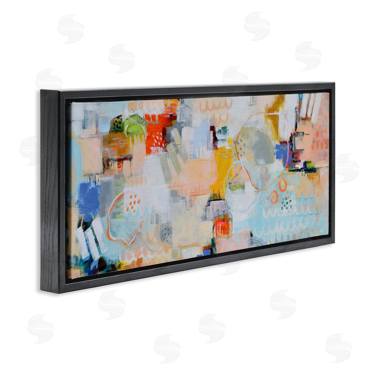 Katherine Irvin From The Heavens Abstract Canvas Wall Art Print