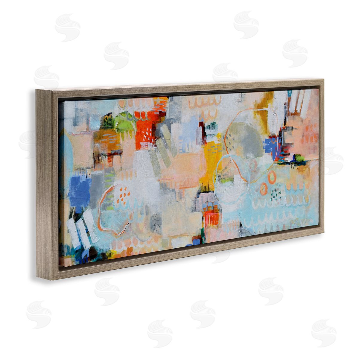 Katherine Irvin From The Heavens Abstract Canvas Wall Art Print