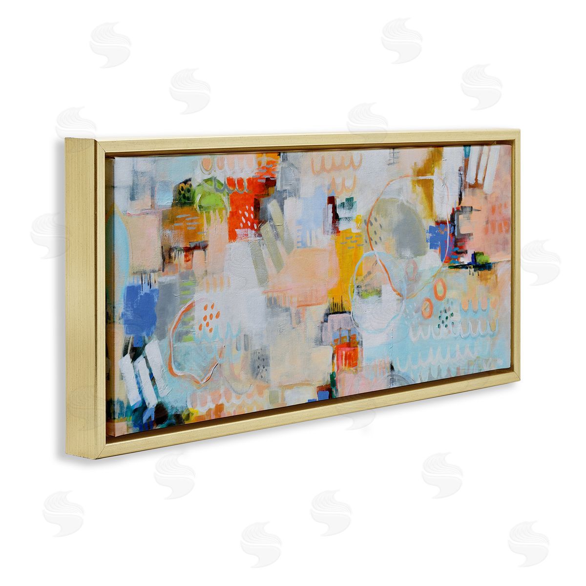 Katherine Irvin From The Heavens Abstract Canvas Wall Art Print
