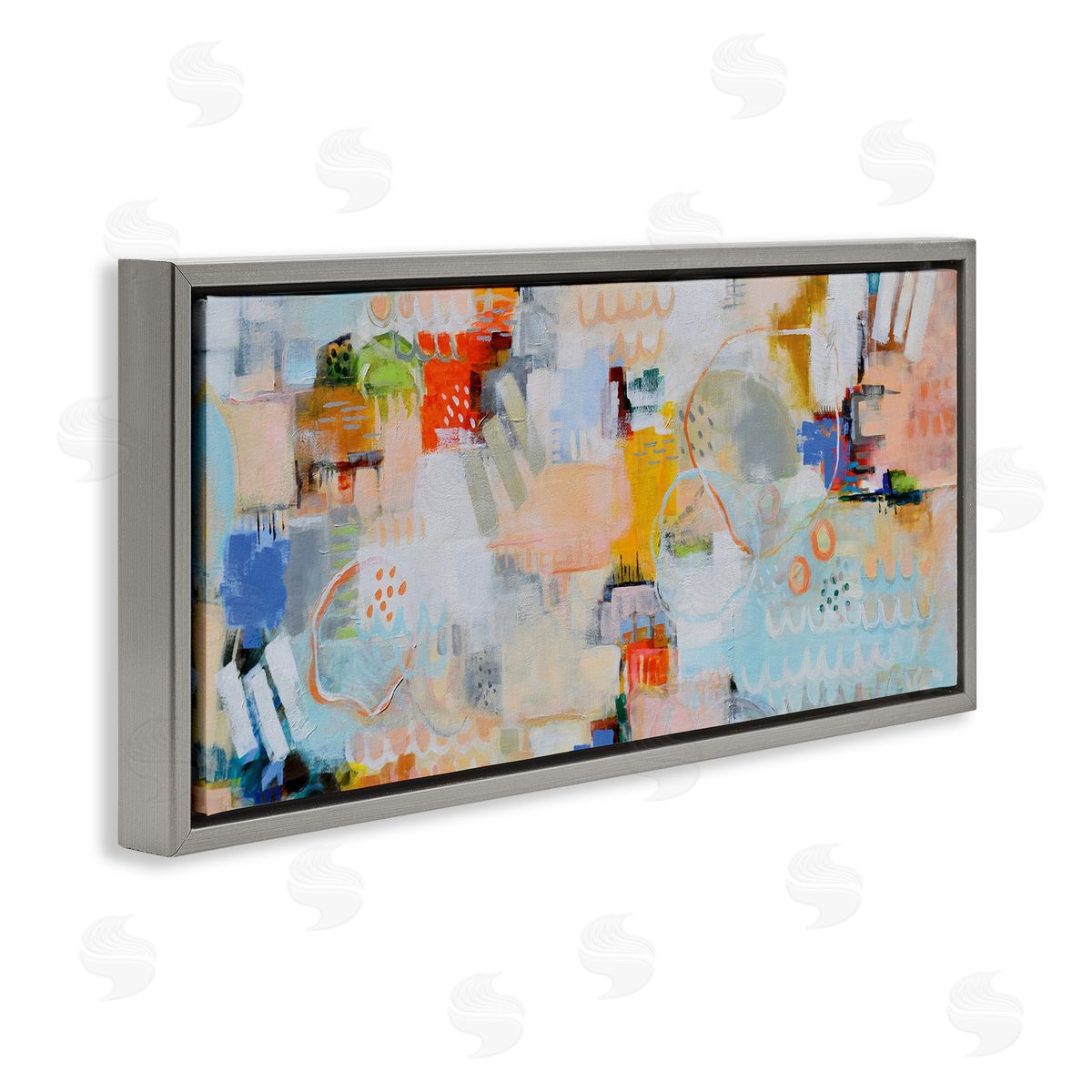 Katherine Irvin From The Heavens Abstract Canvas Wall Art Print