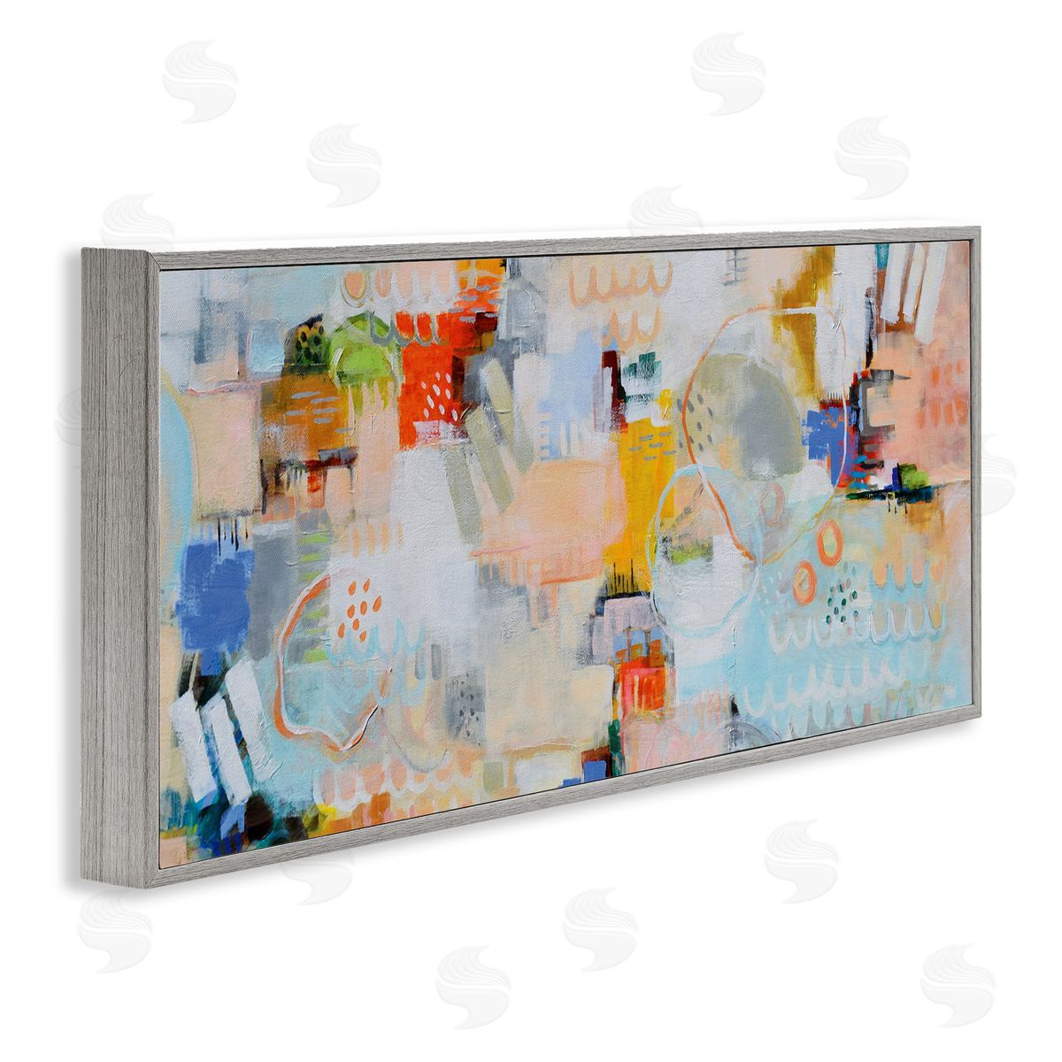 Katherine Irvin From The Heavens Abstract Canvas Wall Art Print