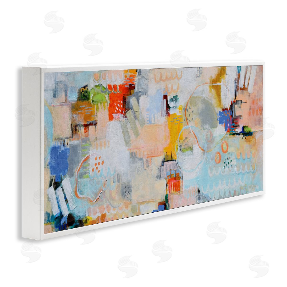 Katherine Irvin From The Heavens Abstract Canvas Wall Art Print