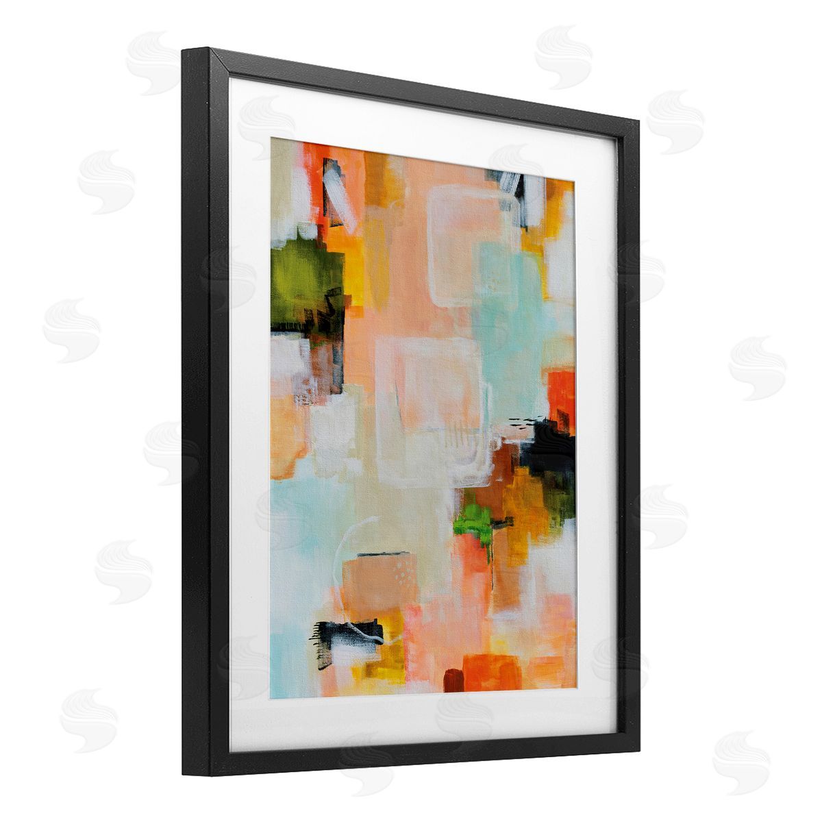 Katherine Irvin Deconstructed Love Abstract Canvas Wall Art Print