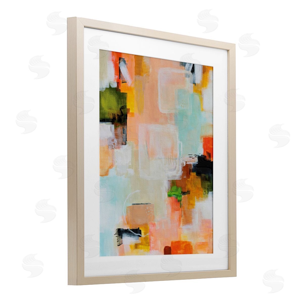 Katherine Irvin Deconstructed Love Abstract Canvas Wall Art Print
