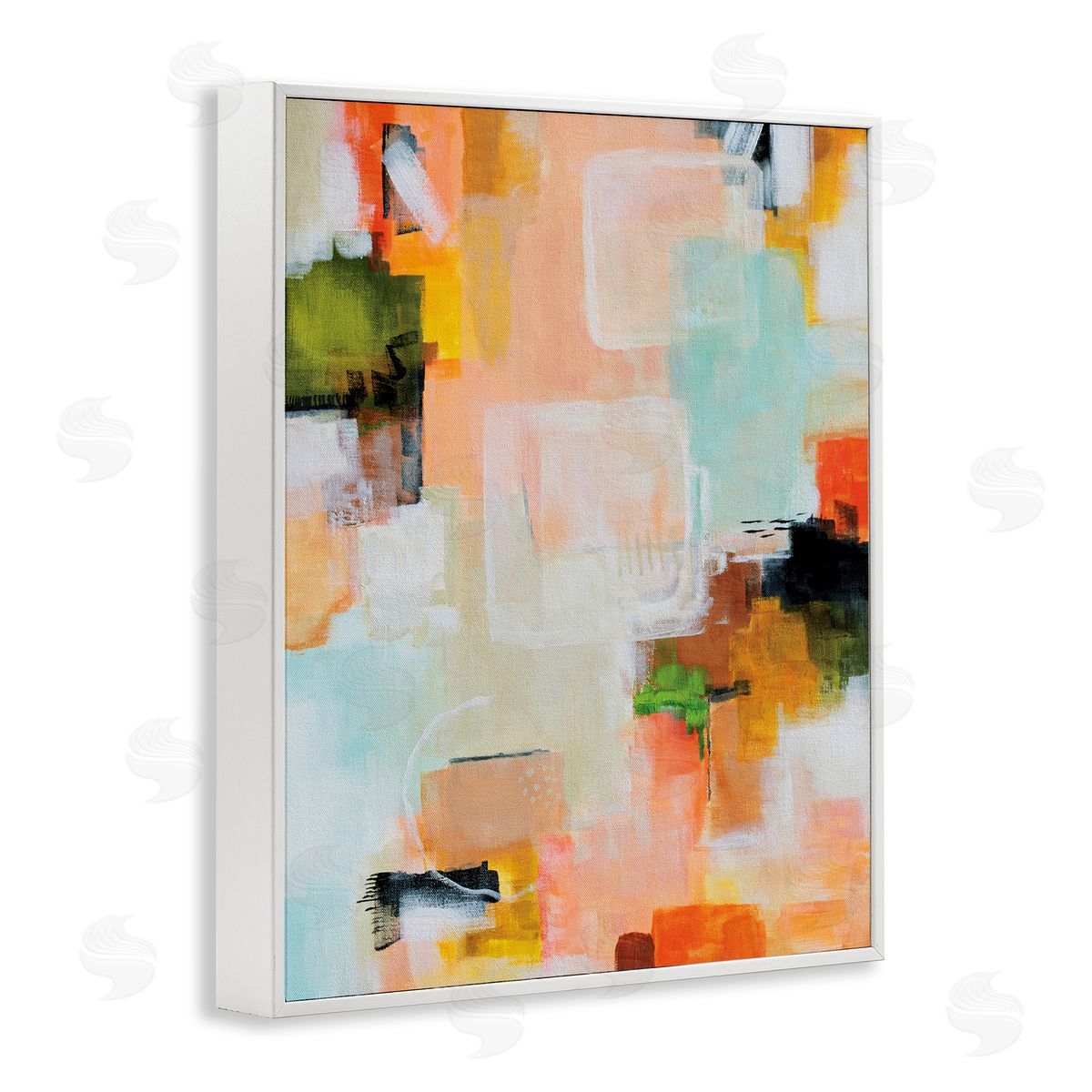 Katherine Irvin Deconstructed Love Abstract Canvas Wall Art Print
