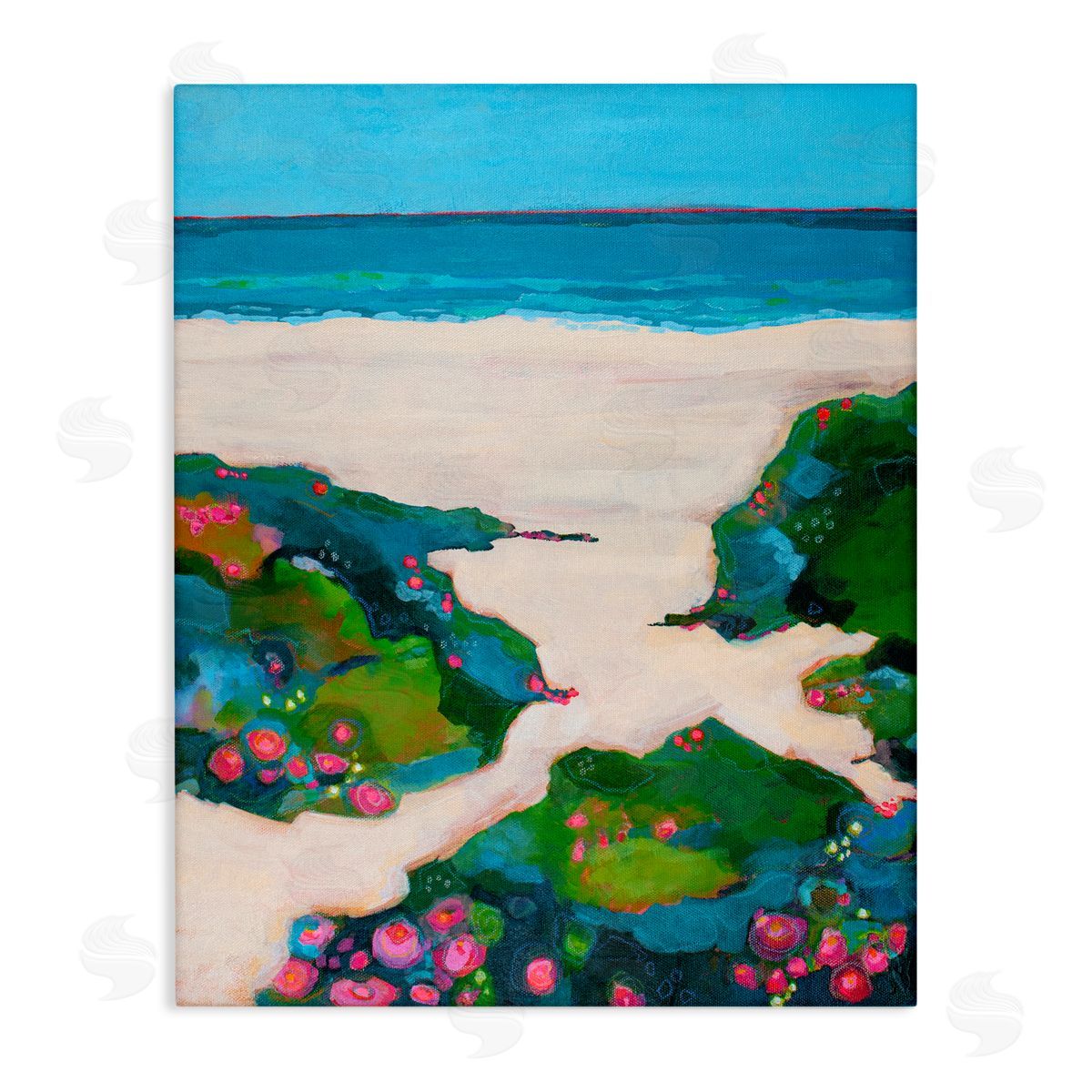Dorothy Holmes Mohler Coast Is Clear Landscape Canvas Wall Art Print