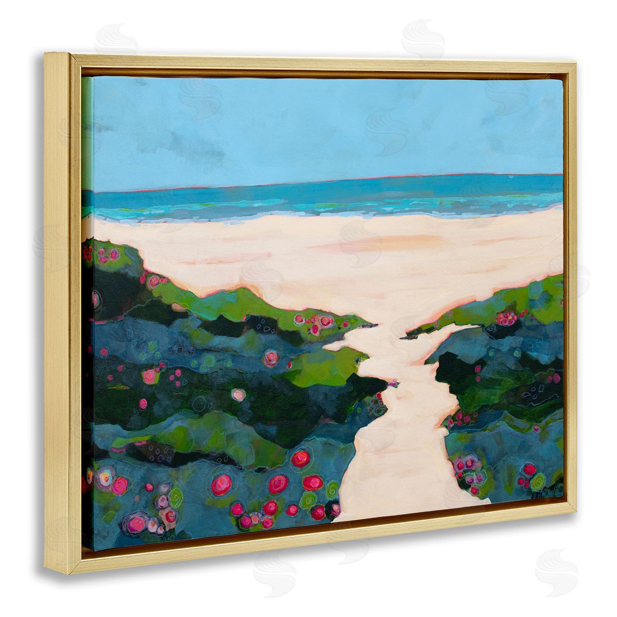 Dorothy Holmes Mohler Modern Smooth Coasting Canvas Wall Art Print