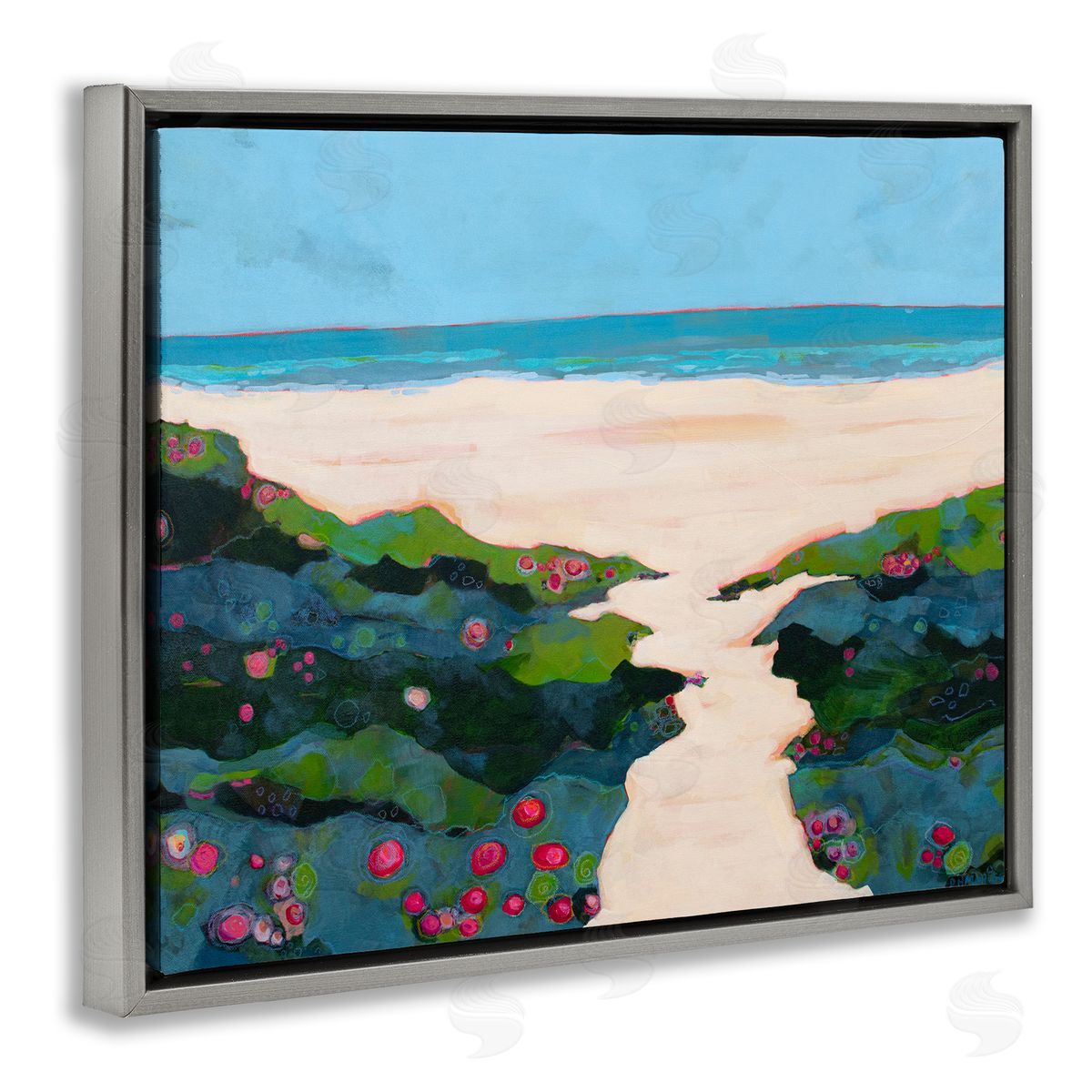 Dorothy Holmes Mohler Modern Smooth Coasting Canvas Wall Art Print