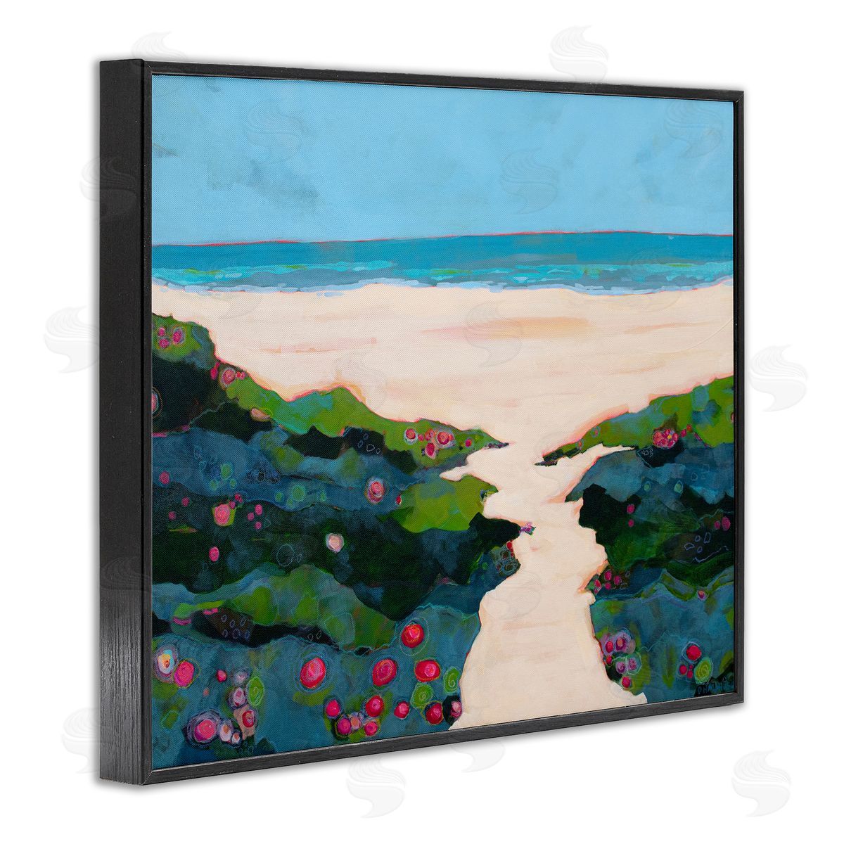 Dorothy Holmes Mohler Modern Smooth Coasting Canvas Wall Art Print