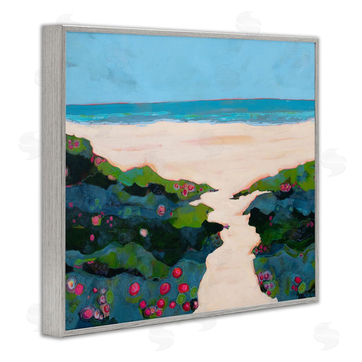 Dorothy Holmes Mohler Modern Smooth Coasting Canvas Wall Art Print