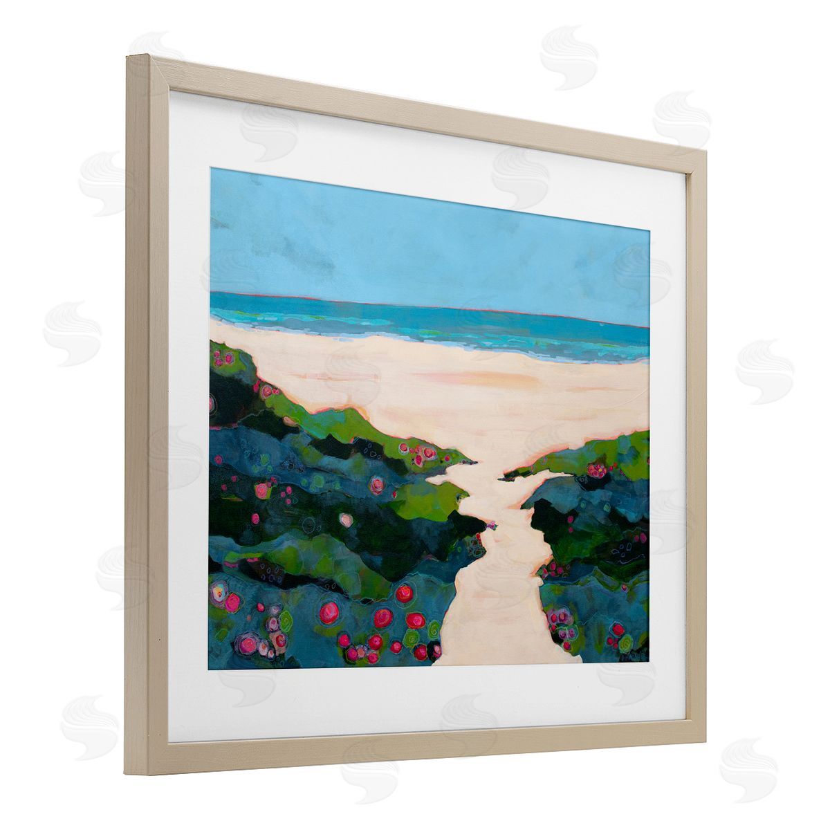 Dorothy Holmes Mohler Modern Smooth Coasting Canvas Wall Art Print