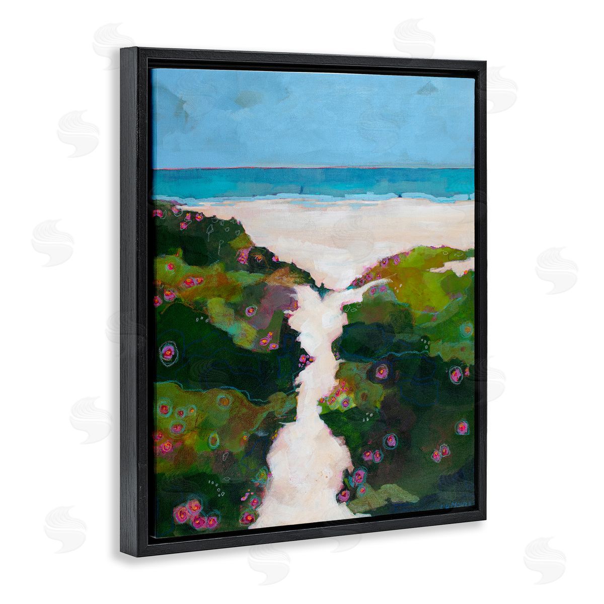 Dorothy Holmes Mohler Coastal Path Modern Canvas Wall Art Print