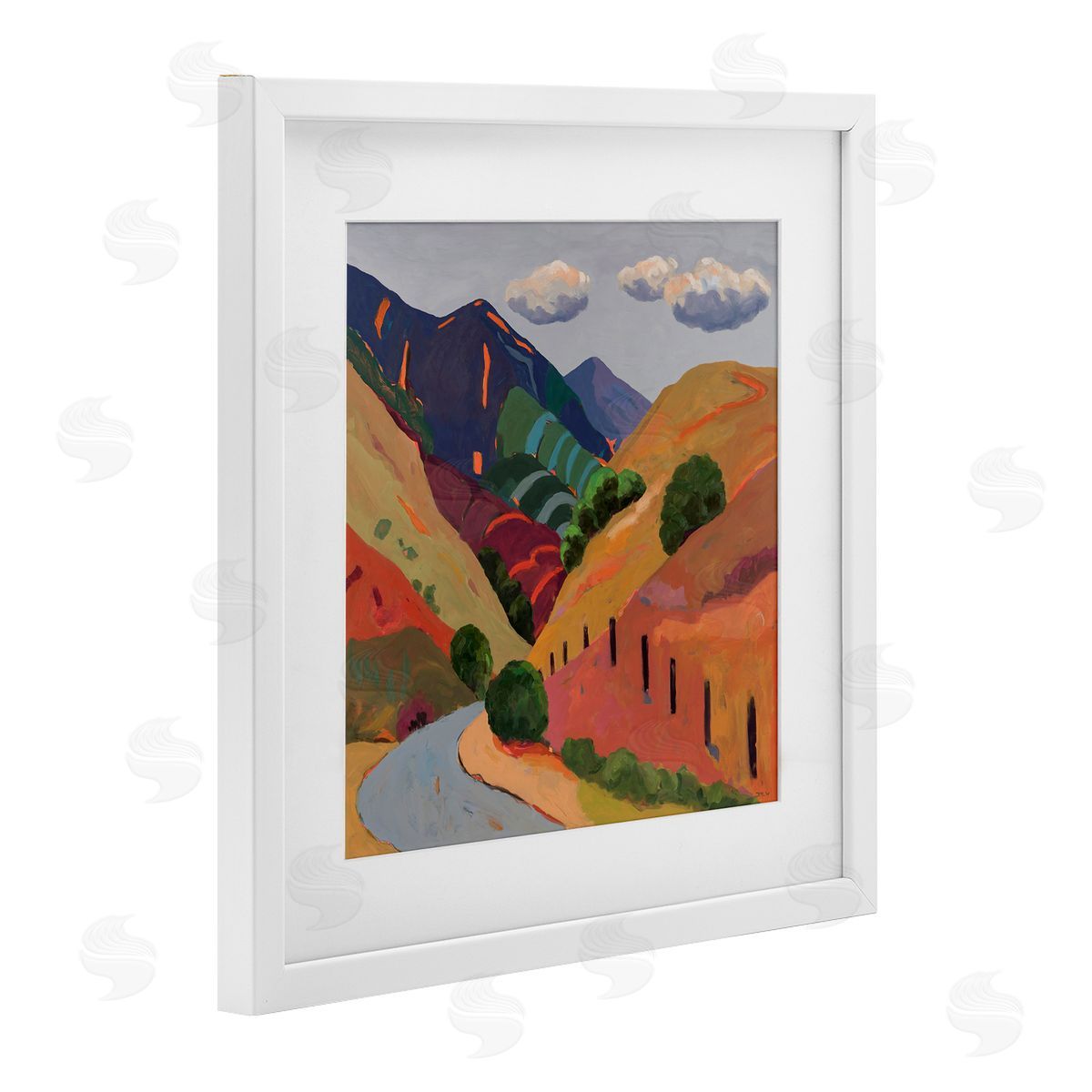 Jenny Wantuch Wanaka Valley Landscape Canvas Wall Art Print
