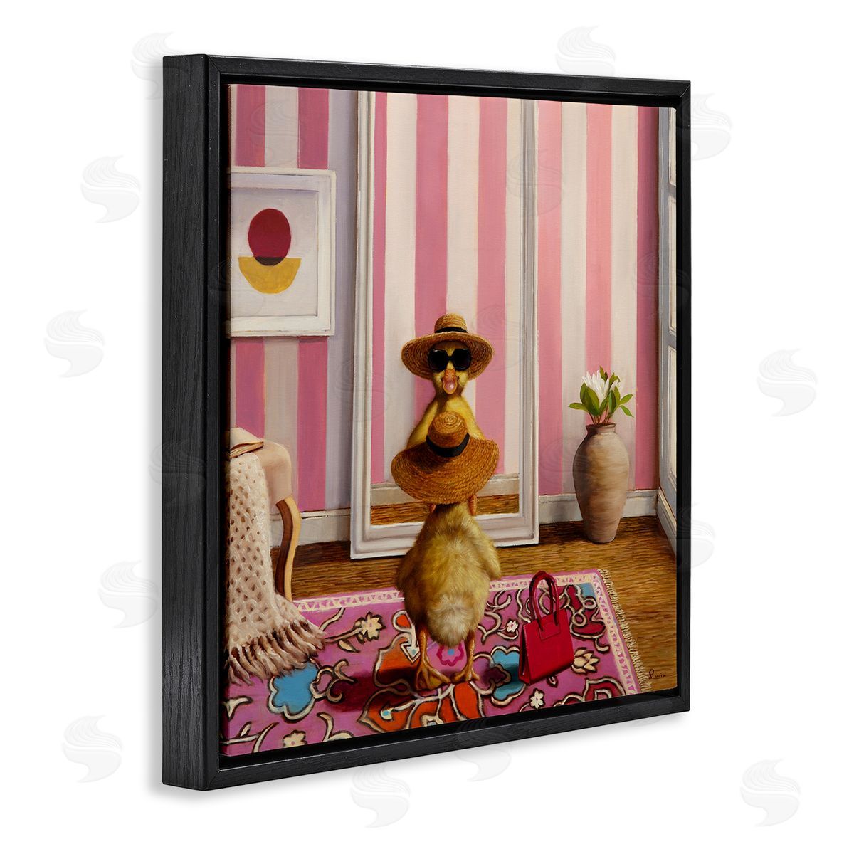 Lucia Heffernan Hello Gorgeous Duckling Canvas Wall Art Print