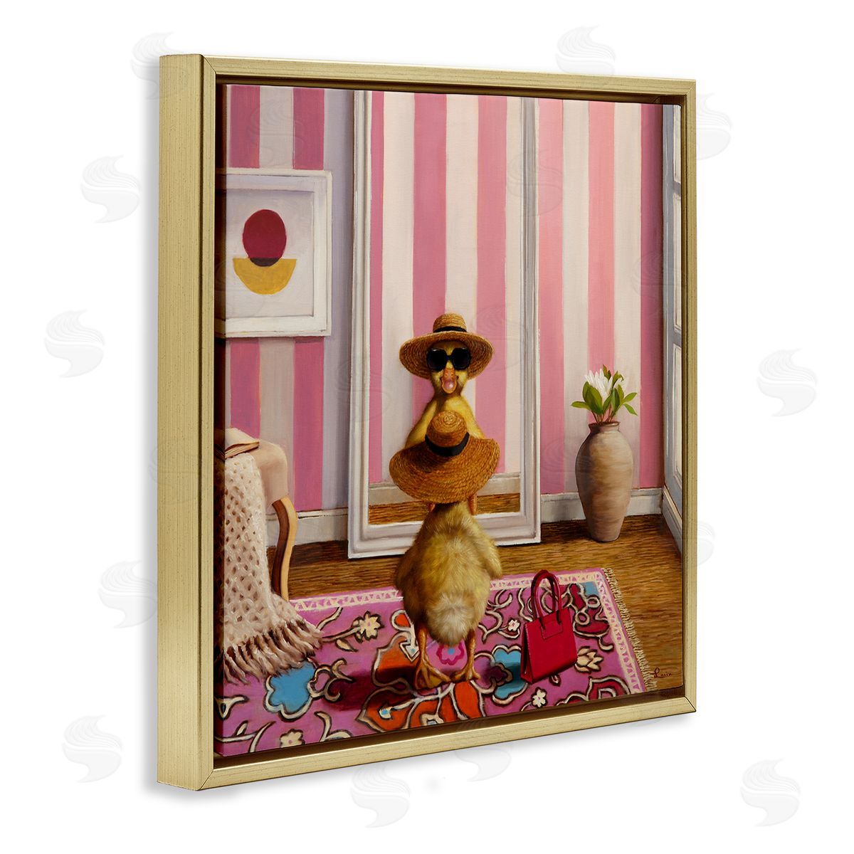 Lucia Heffernan Hello Gorgeous Duckling Canvas Wall Art Print