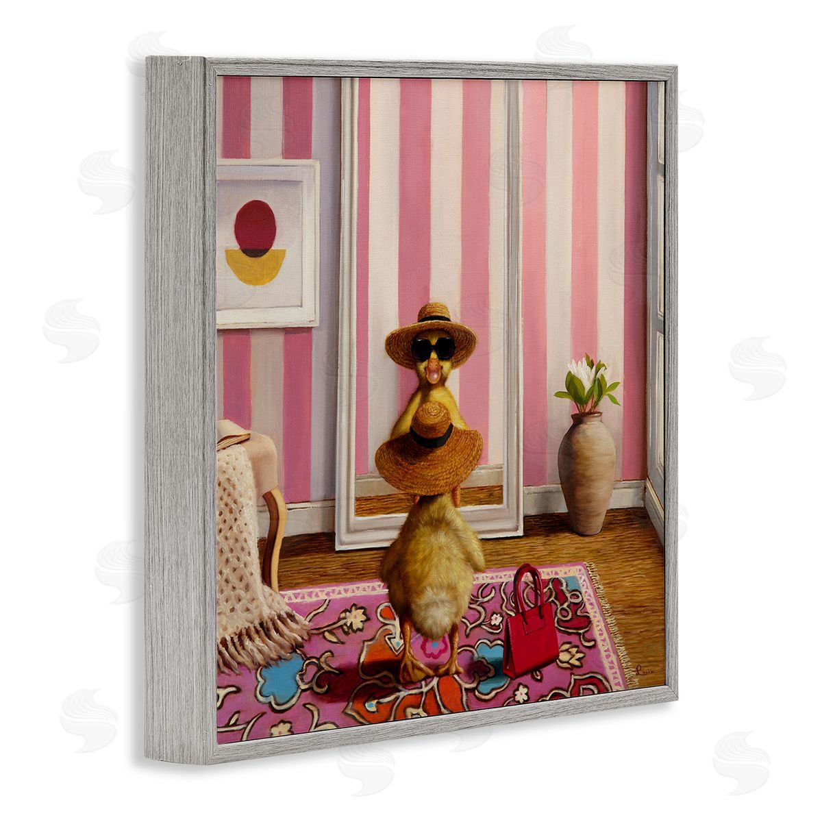 Lucia Heffernan Hello Gorgeous Duckling Canvas Wall Art Print