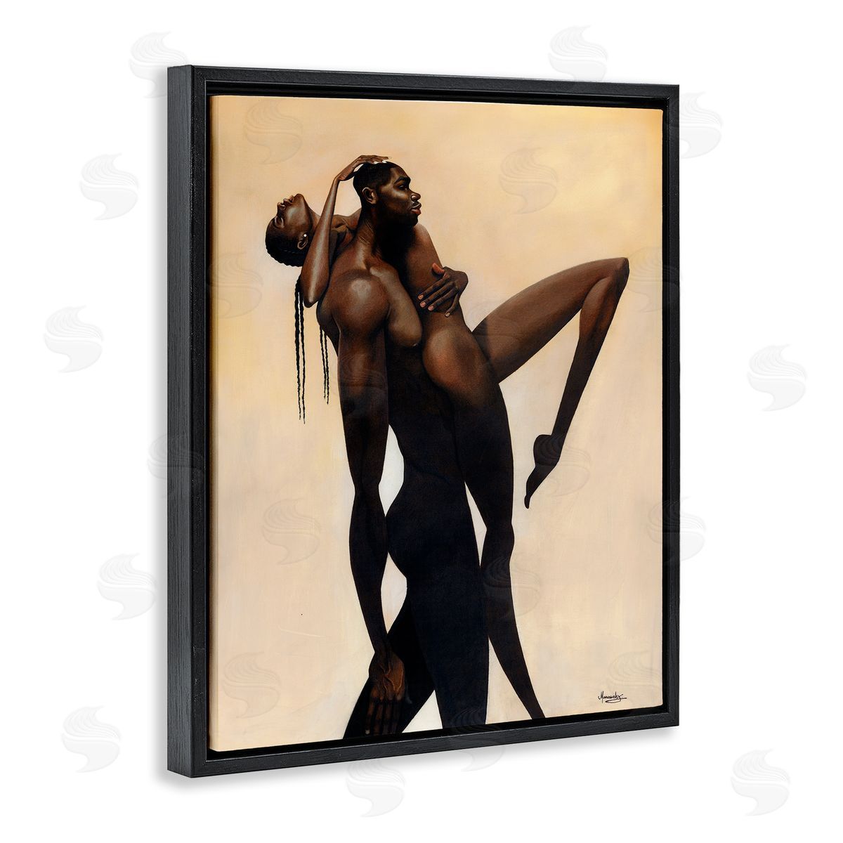 Manasseh Johnson Sr Take Me Away Nude Portrait Canvas Wall Art Print
