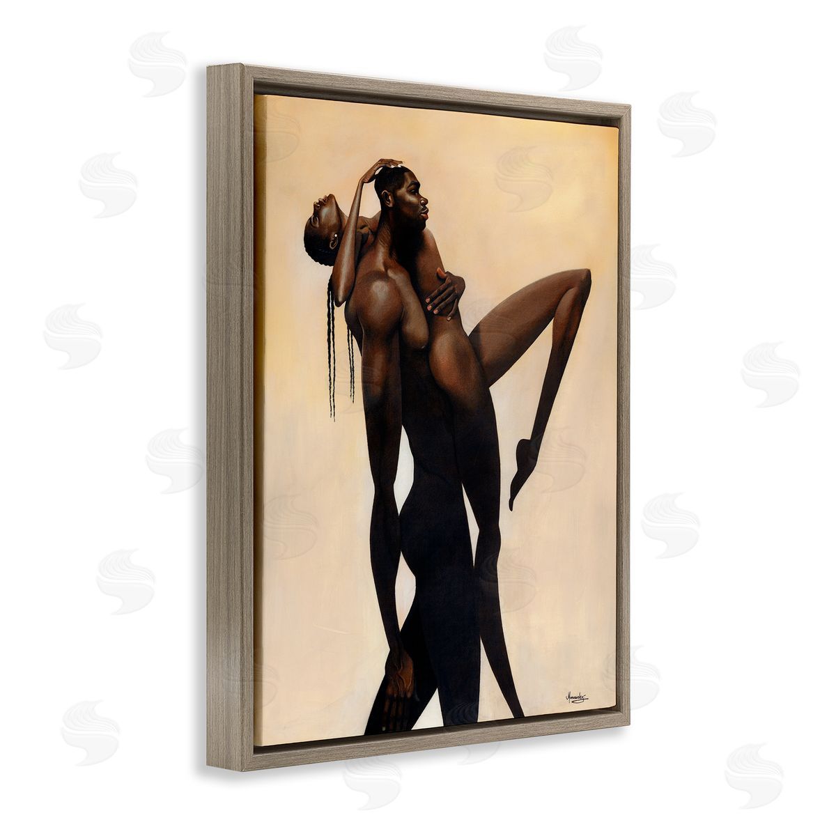 Manasseh Johnson Sr Take Me Away Nude Portrait Canvas Wall Art Print