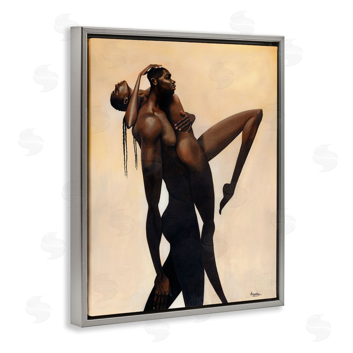 Manasseh Johnson Sr Take Me Away Nude Portrait Canvas Wall Art Print