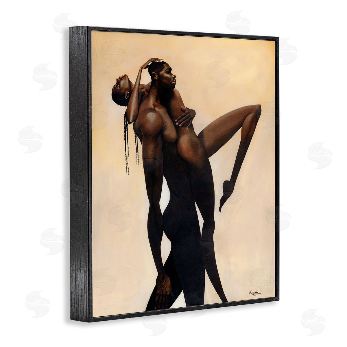 Manasseh Johnson Sr Take Me Away Nude Portrait Canvas Wall Art Print