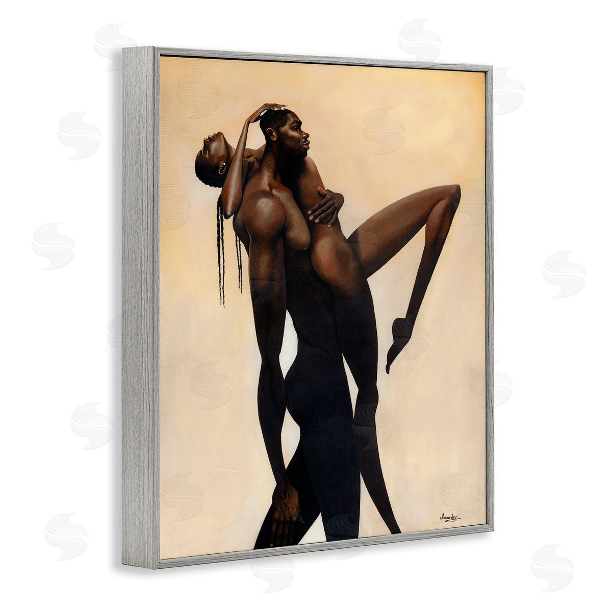Manasseh Johnson Sr Take Me Away Nude Portrait Canvas Wall Art Print